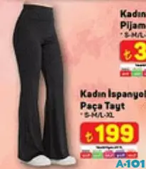 KADIN İSPANYOL PAÇA TAYT KADIN İSPANYOL PAÇA TAYT